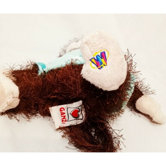 Monkey Webkinz No Code Ganz Plush Stuffed Animal 8 - Picture 6 of 7